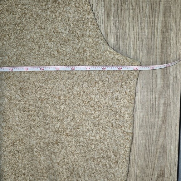 Puritan Men's Sweater Vest XL Oatmeal Lambswool Classic Preppy old money minimal - Picture 8 of 8